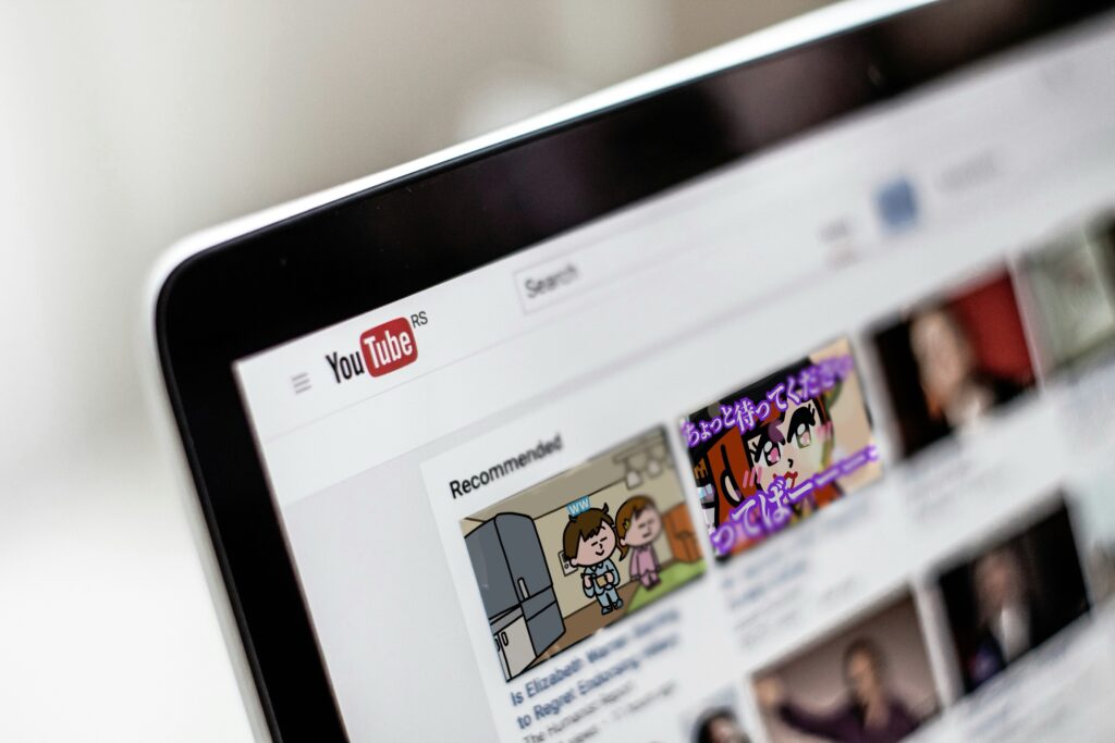 ファニムビ　YouTube検索画面