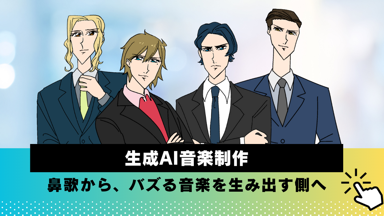 生成AI音楽制作部 スタートメンバー（プロデューサー）募集