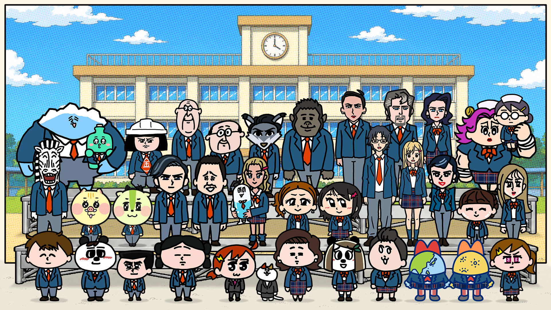 ファニムビの愉快なキャラクターたち